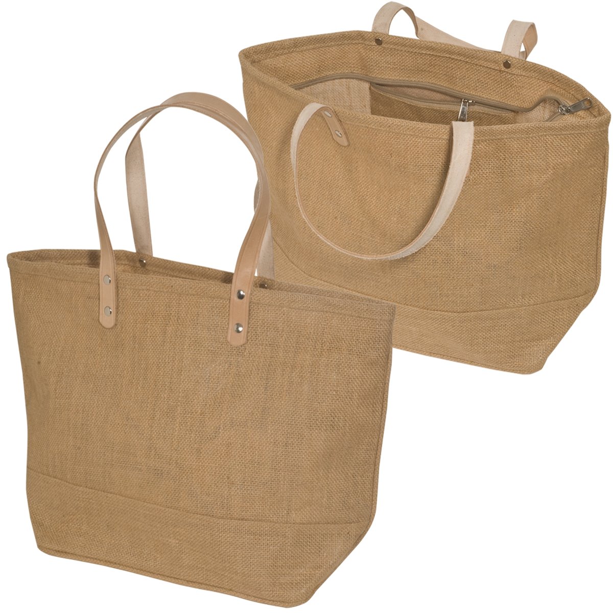 jute beach tote bag