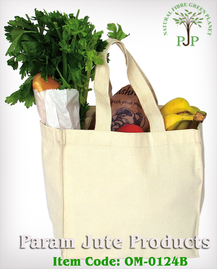 Cotton grocery tote bags manufacturer & exporter India
