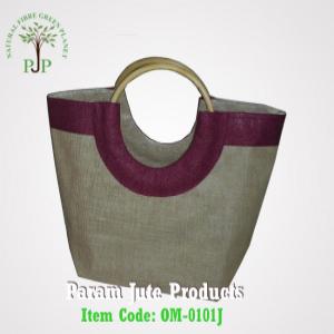 Cane handle Jute Beach Bags manufacturer